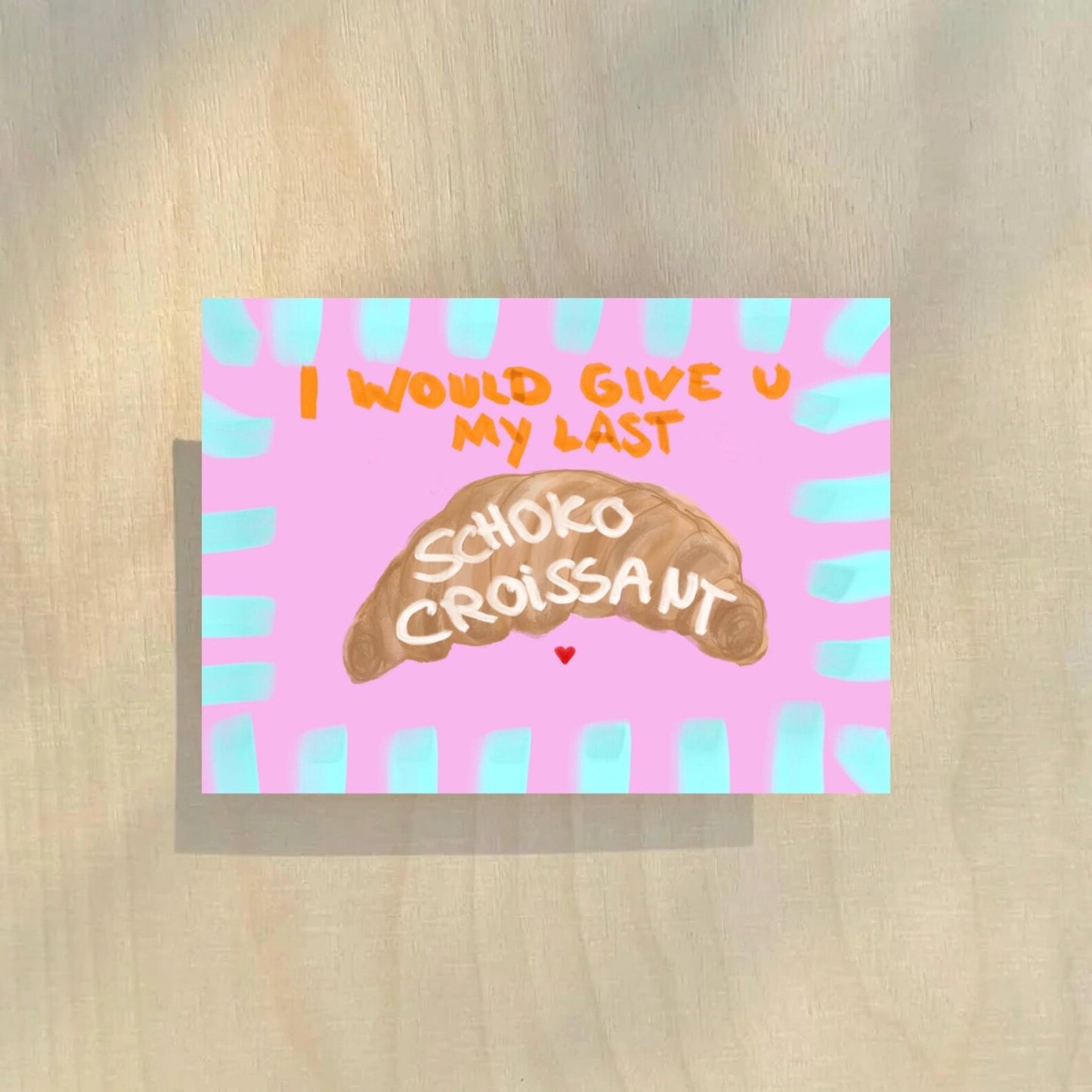 Postkarte | SchokoCroissant