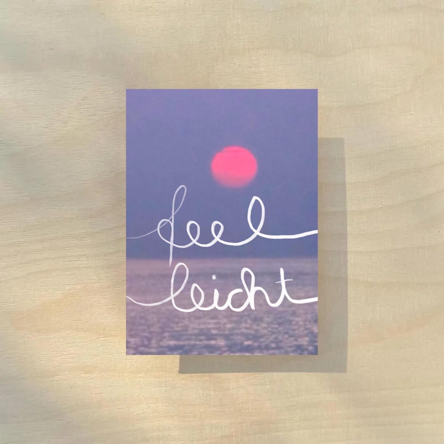 Postkarte | feel leicht