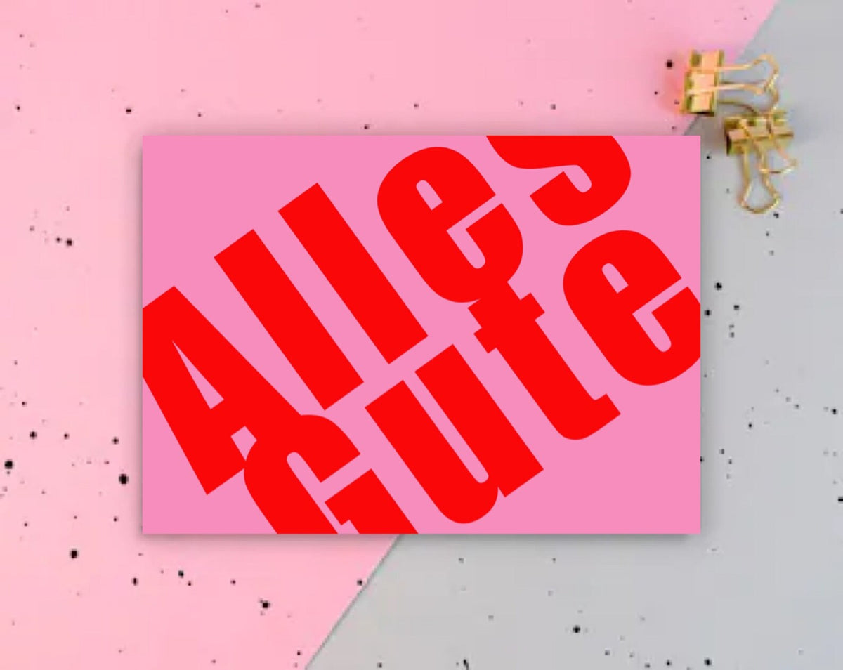 Postkarte | Alles Gute